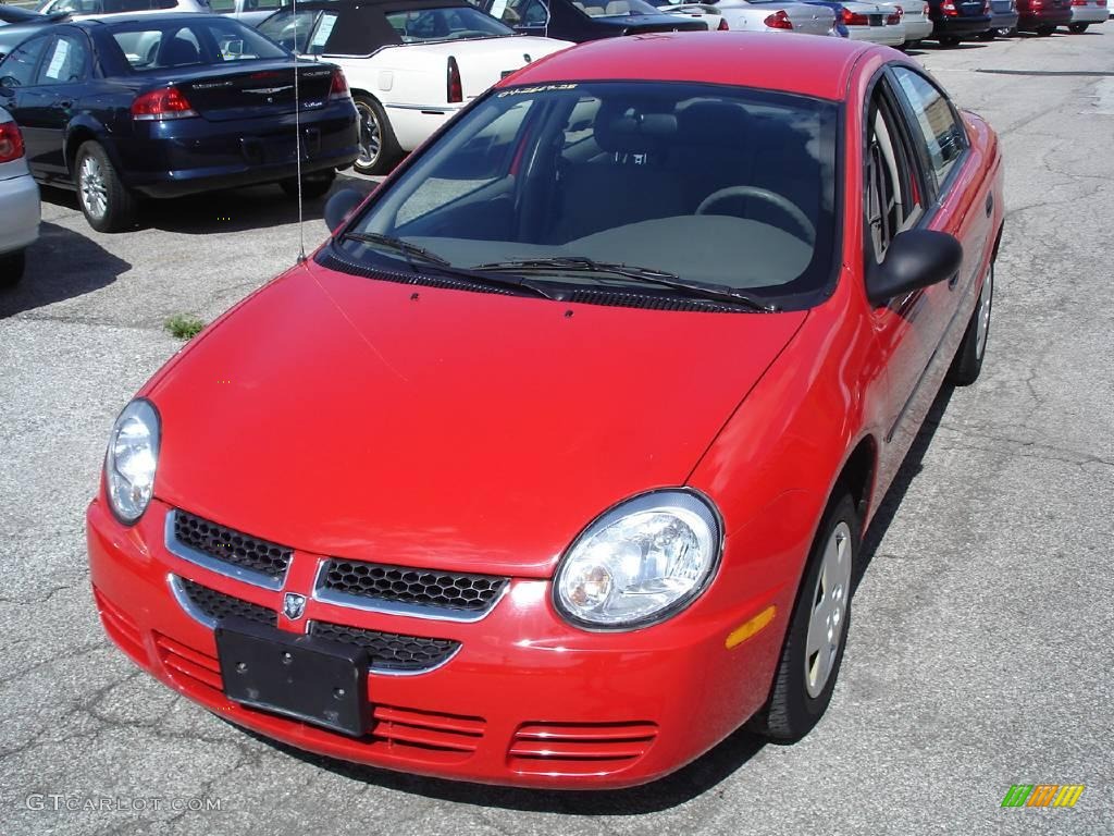 2004 Neon SE - Flame Red / Taupe photo #2