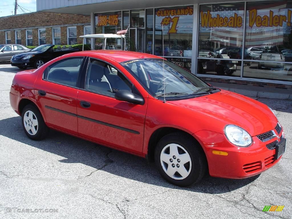 2004 Neon SE - Flame Red / Taupe photo #5