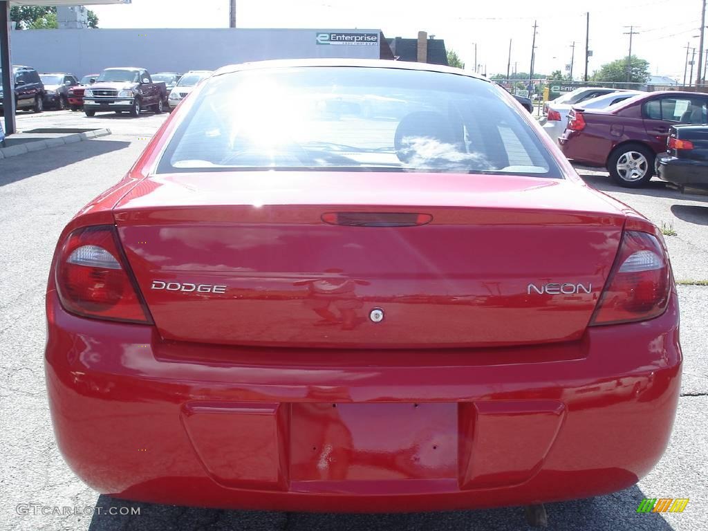 2004 Neon SE - Flame Red / Taupe photo #7