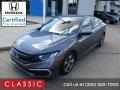 2020 Modern Steel Metallic Honda Civic LX Sedan  photo #1