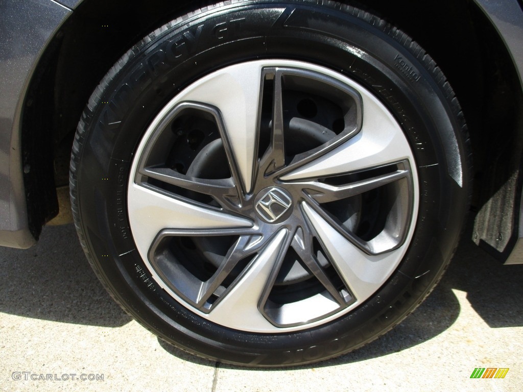 2020 Civic LX Sedan - Modern Steel Metallic / Black photo #6