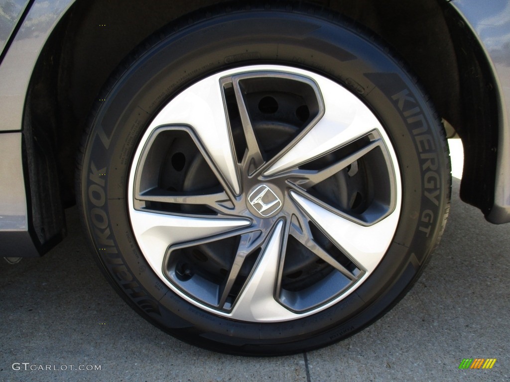 2020 Civic LX Sedan - Modern Steel Metallic / Black photo #11
