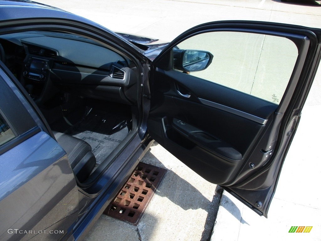 2020 Civic LX Sedan - Modern Steel Metallic / Black photo #16