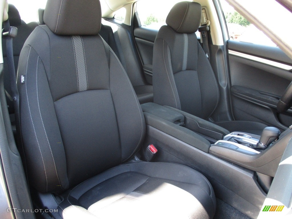 2020 Civic LX Sedan - Modern Steel Metallic / Black photo #18