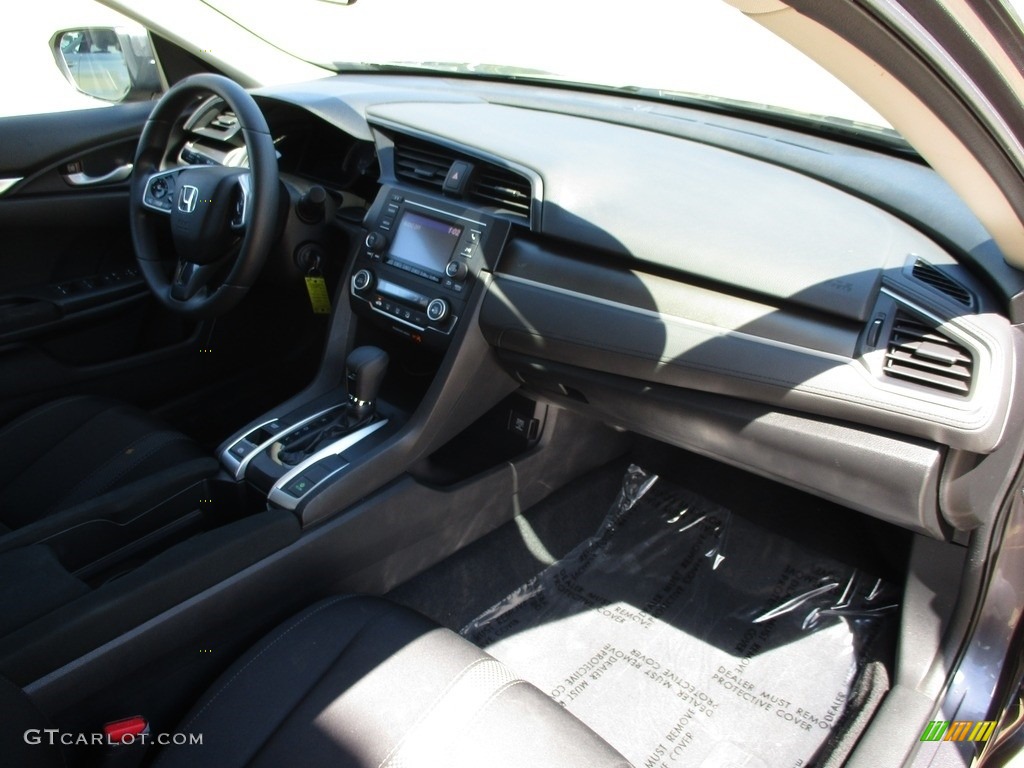 2020 Civic LX Sedan - Modern Steel Metallic / Black photo #19