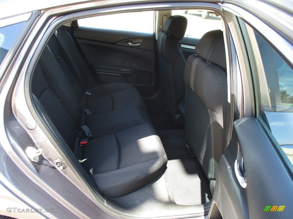 2020 Civic LX Sedan - Modern Steel Metallic / Black photo #21