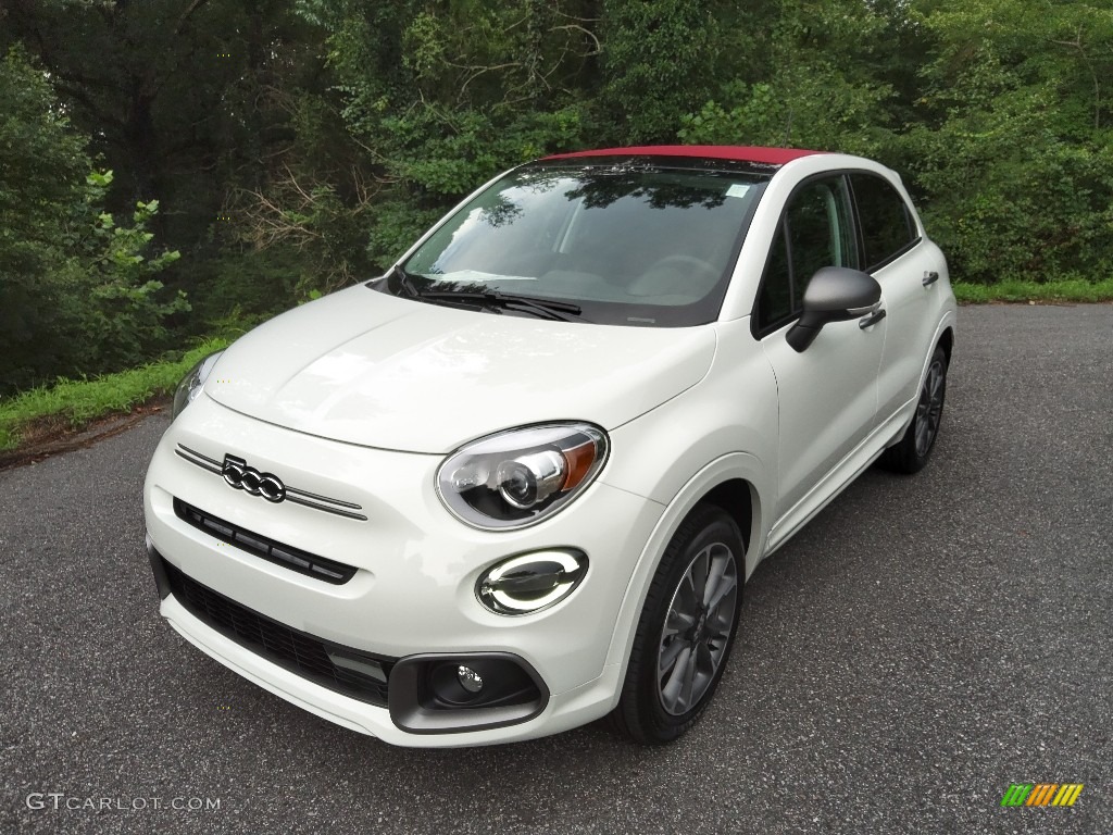 2022 500X Sport AWD - Bianco Gelato (White) / Slate Blue photo #2