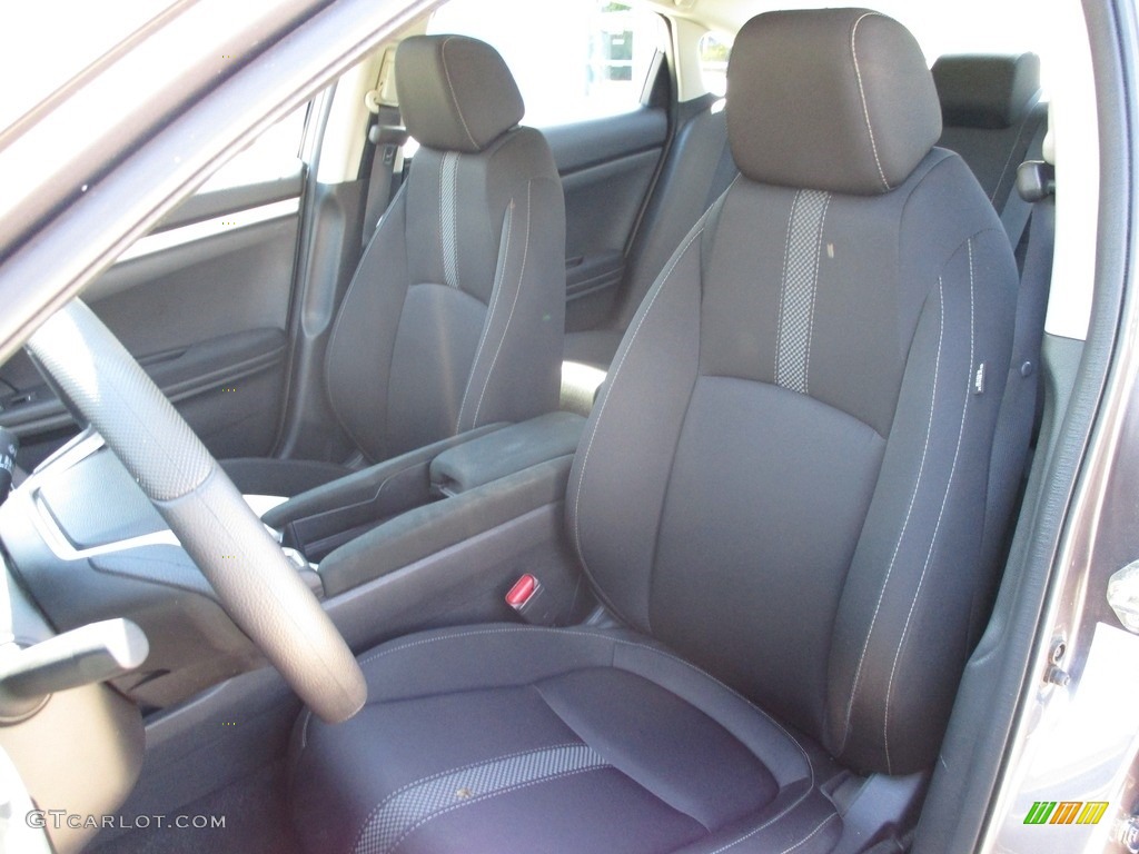 2020 Civic LX Sedan - Modern Steel Metallic / Black photo #28