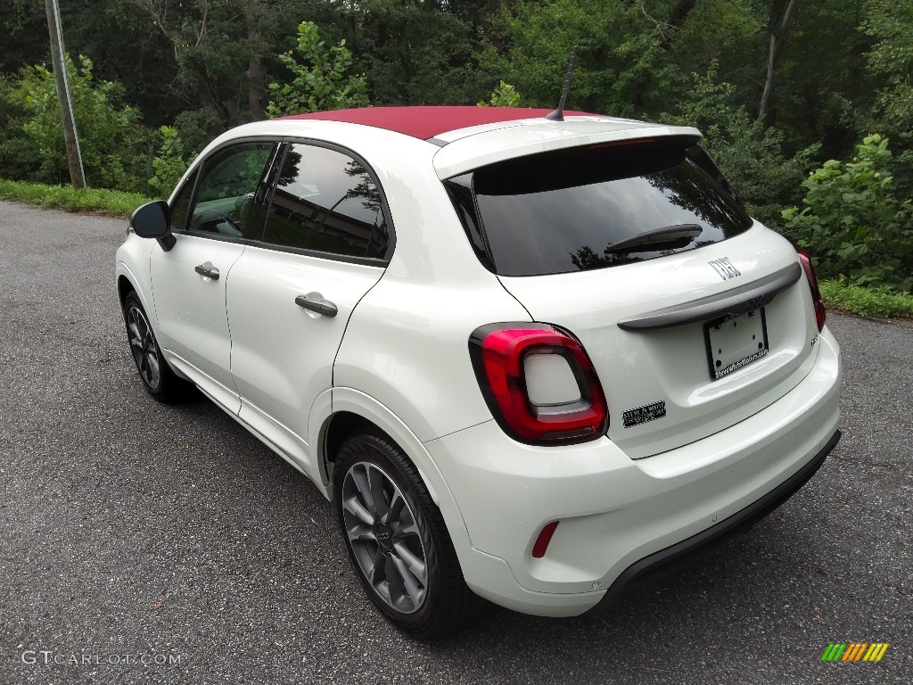 2022 500X Sport AWD - Bianco Gelato (White) / Slate Blue photo #8