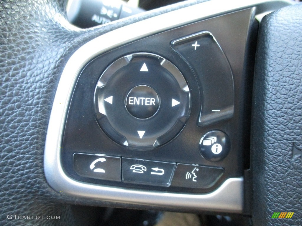 2020 Civic LX Sedan - Modern Steel Metallic / Black photo #32