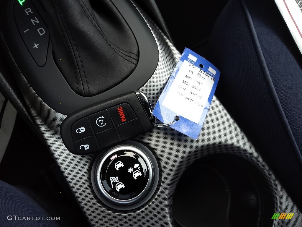 2022 500X Sport AWD - Bianco Gelato (White) / Slate Blue photo #30