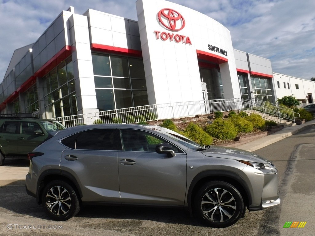 2016 NX 200t F Sport AWD - Atomic Silver / Black photo #2