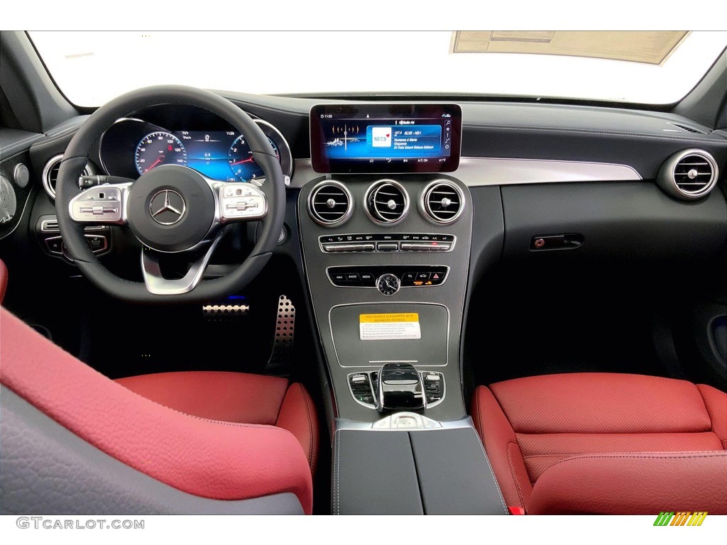 2022 Mercedes-Benz C 300 Cabriolet Cranberry Red Dashboard Photo #144713080
