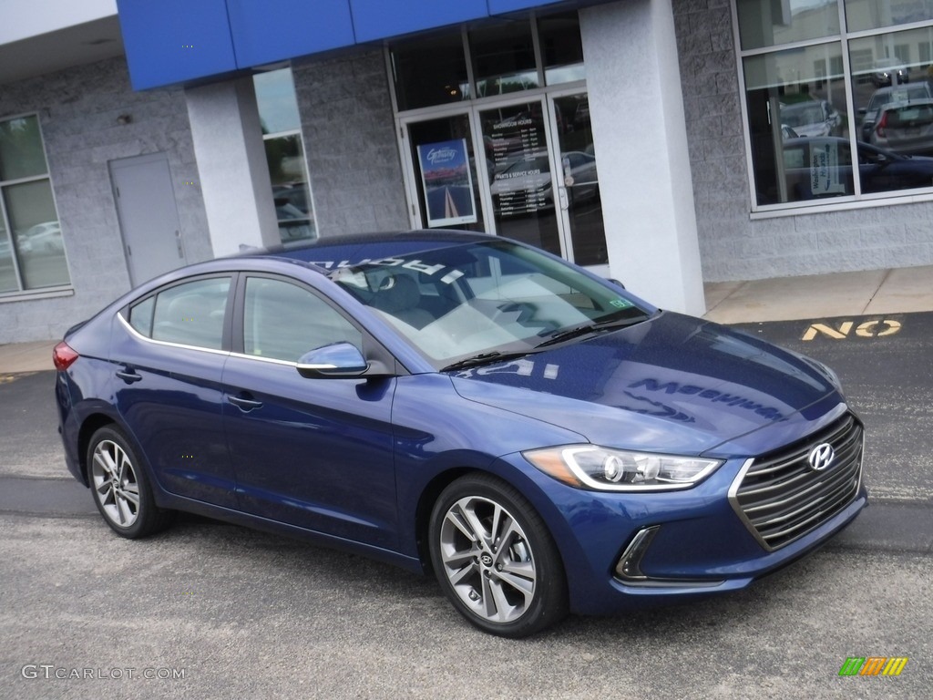 Electric Blue Hyundai Elantra