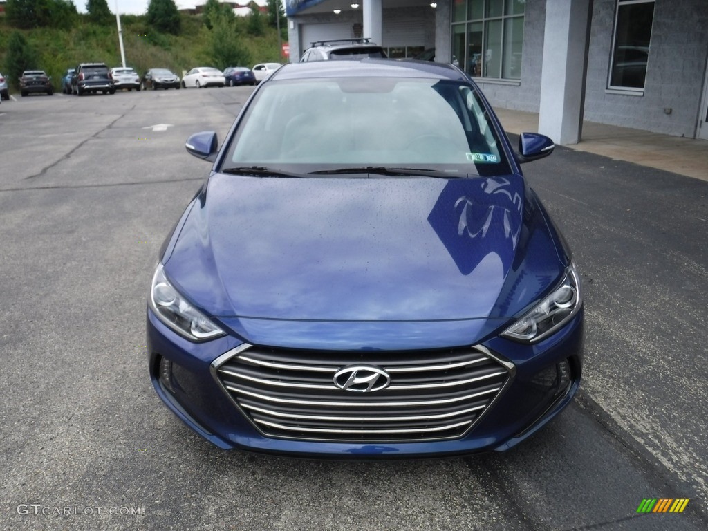 2018 Elantra Limited - Electric Blue / Gray photo #4