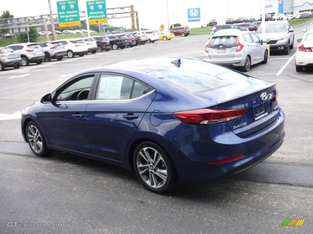 2018 Elantra Limited - Electric Blue / Gray photo #7