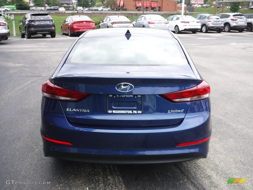 2018 Elantra Limited - Electric Blue / Gray photo #8