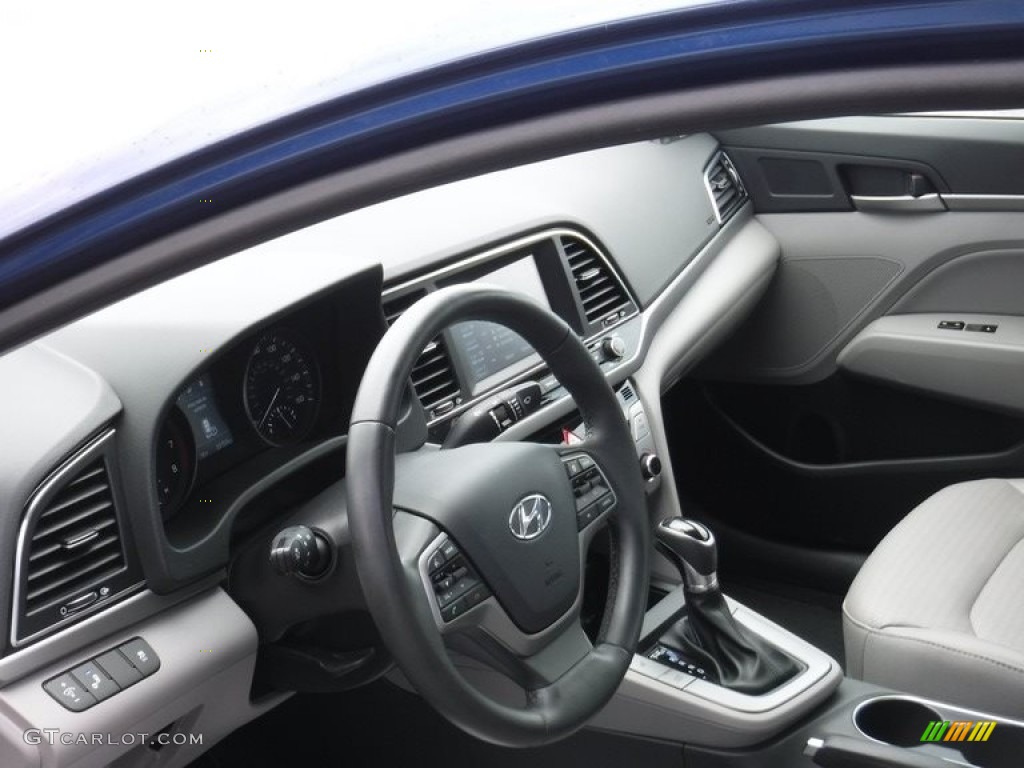 2018 Elantra Limited - Electric Blue / Gray photo #11