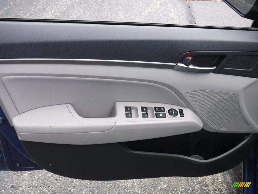 2018 Elantra Limited - Electric Blue / Gray photo #12