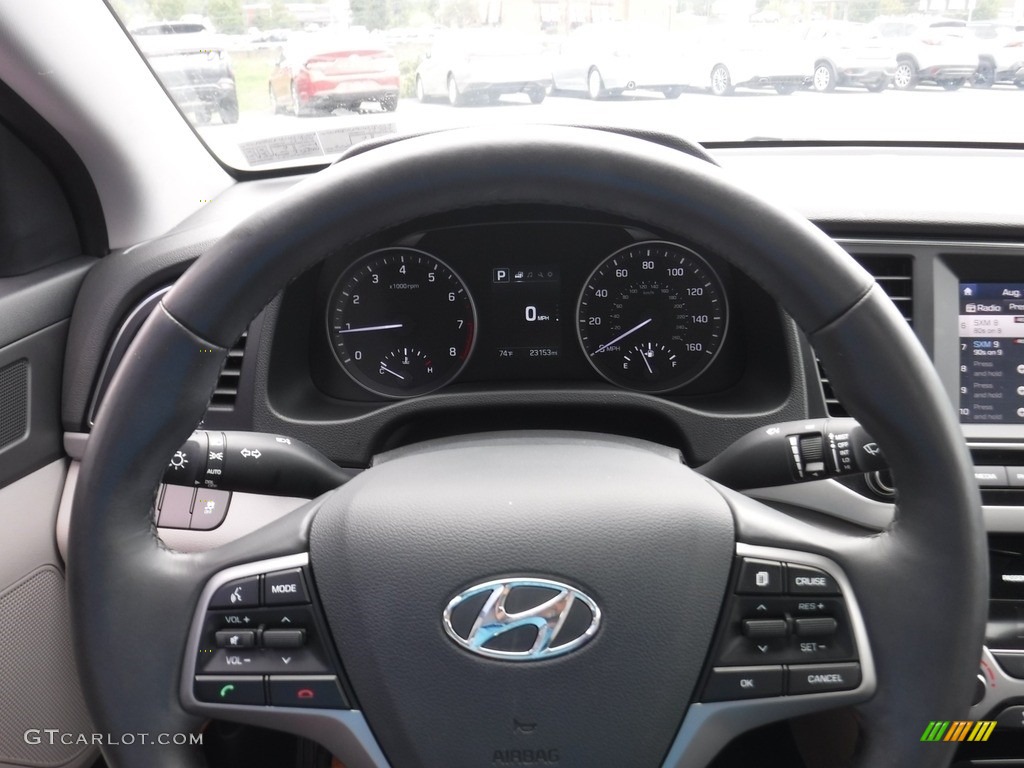 2018 Elantra Limited - Electric Blue / Gray photo #24