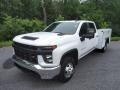 Summit White - Silverado 3500HD Work Truck Crew Cab Chassis Photo No. 2