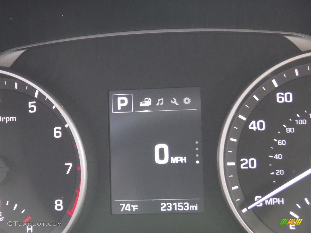 2018 Elantra Limited - Electric Blue / Gray photo #33