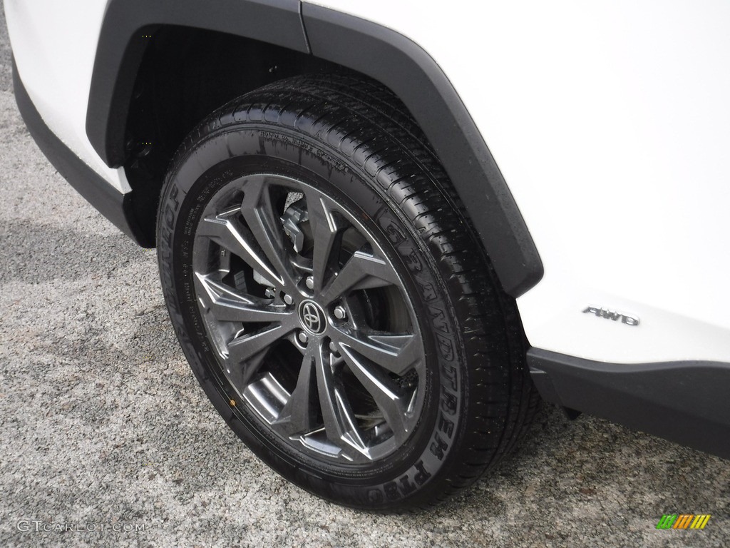 2022 RAV4 XLE  Premium AWD Hybrid - Blizzard Pearl / Black photo #12