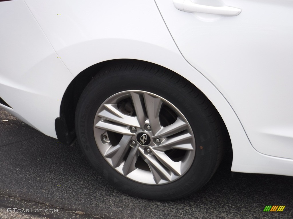 2019 Elantra Value Edition - Quartz White Pearl / Beige photo #4