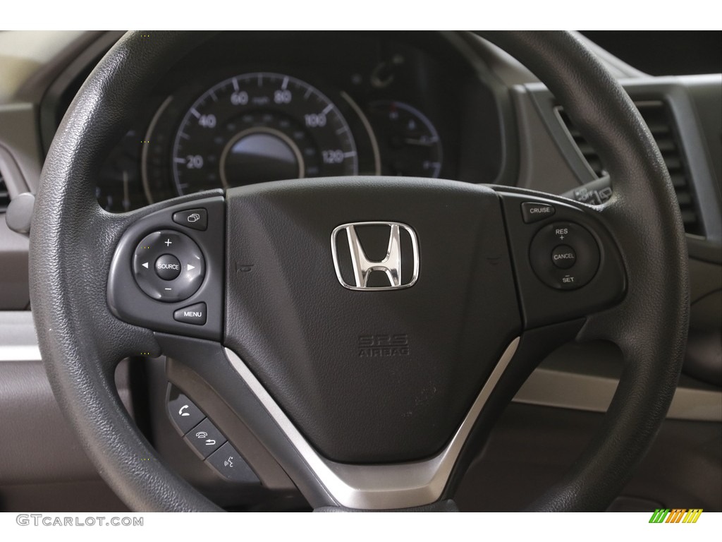 2014 CR-V EX AWD - White Diamond Pearl / Beige photo #7