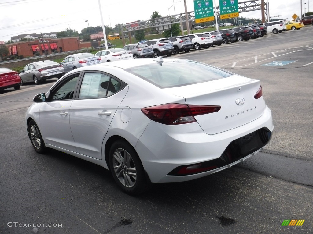 2019 Elantra Value Edition - Quartz White Pearl / Beige photo #7