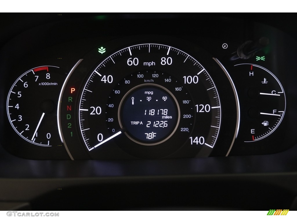 2014 CR-V EX AWD - White Diamond Pearl / Beige photo #8