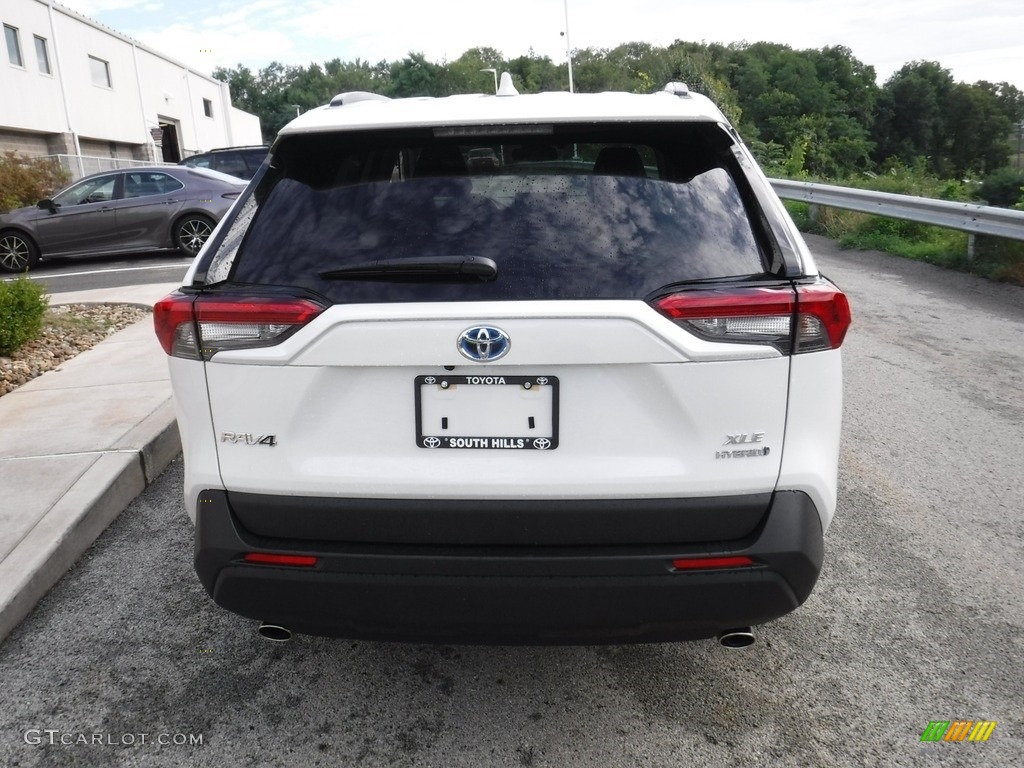 2022 RAV4 XLE  Premium AWD Hybrid - Blizzard Pearl / Black photo #18