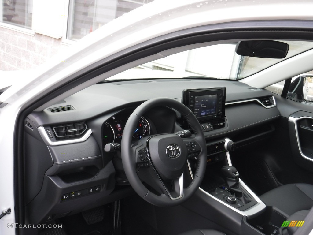 2022 RAV4 XLE  Premium AWD Hybrid - Blizzard Pearl / Black photo #23