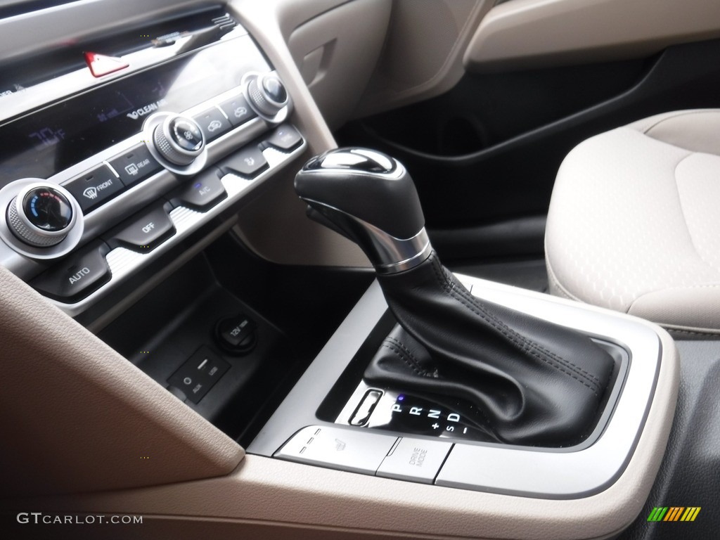 2019 Elantra Value Edition - Quartz White Pearl / Beige photo #16