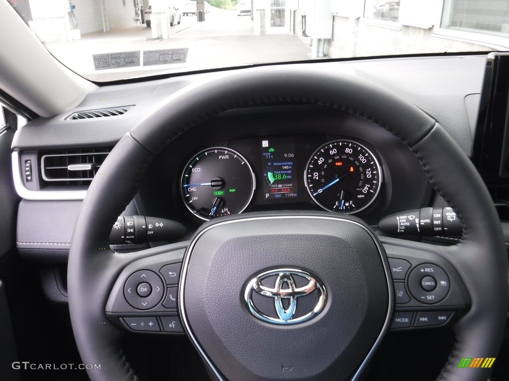 2022 RAV4 XLE  Premium AWD Hybrid - Blizzard Pearl / Black photo #30