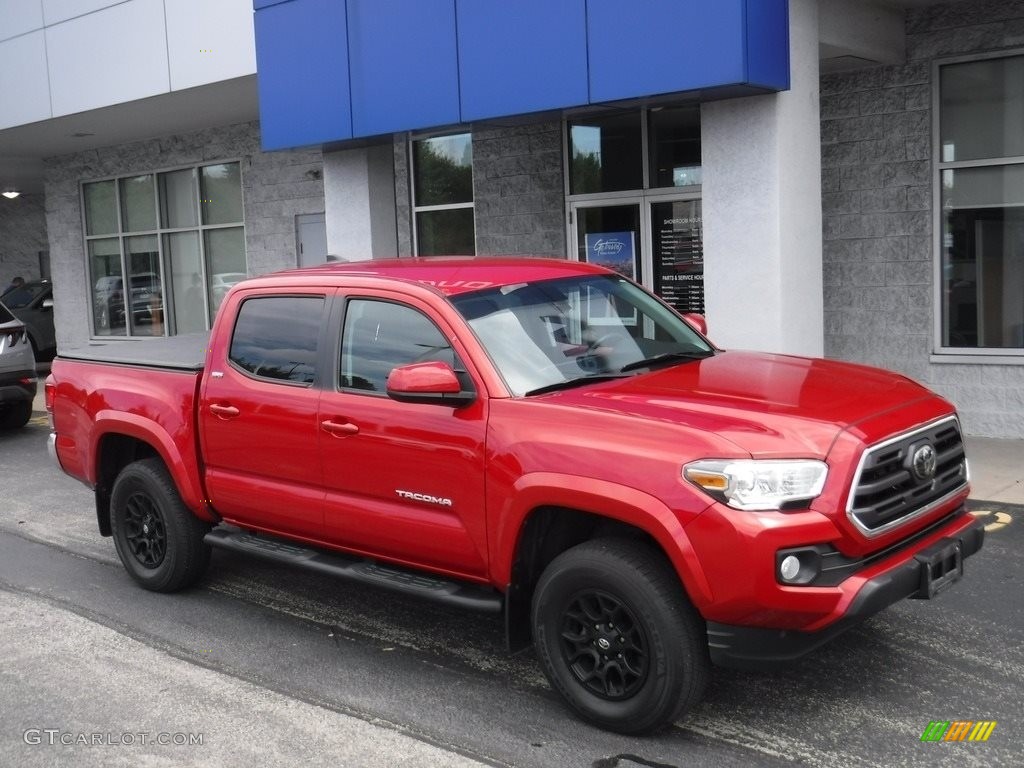 2019 Tacoma SR5 Double Cab 4x4 - Barcelona Red Metallic / Black photo #1
