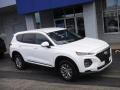 Quartz White 2019 Hyundai Santa Fe SE AWD