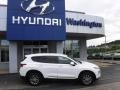 2019 Quartz White Hyundai Santa Fe SE AWD  photo #2