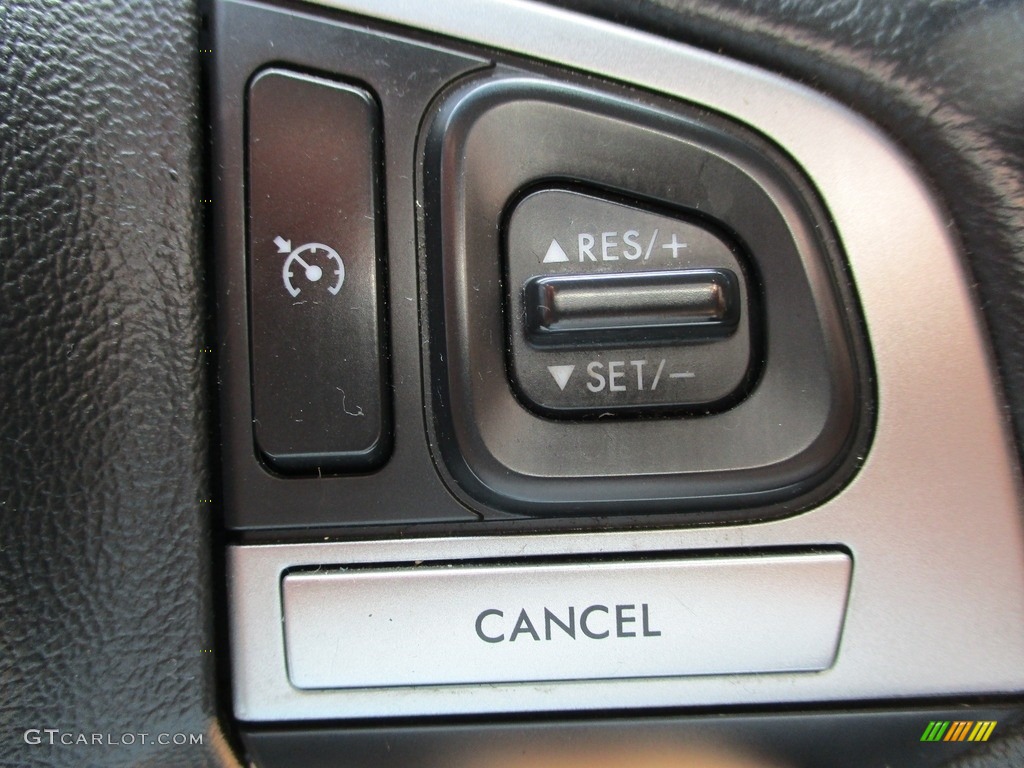 2015 Subaru Legacy 2.5i Limited Slate Black Steering Wheel Photo #144716140