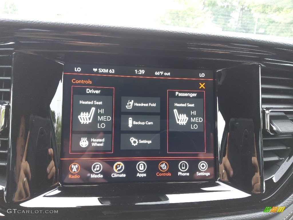 2022 Dodge Durango GT AWD Controls Photo #144717412