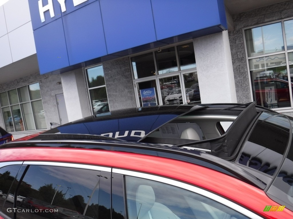 2022 Tucson Limited AWD - Calypso Red / Gray photo #3