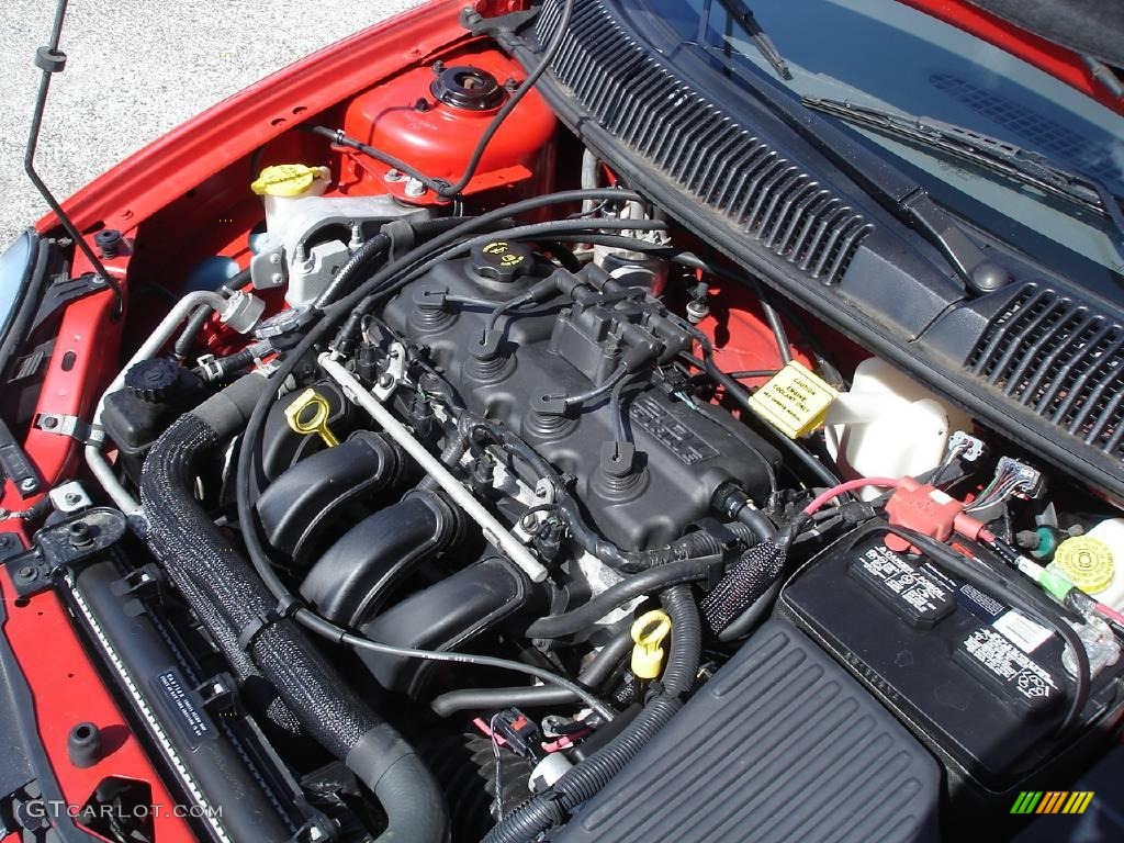 2004 Neon SE - Flame Red / Taupe photo #28