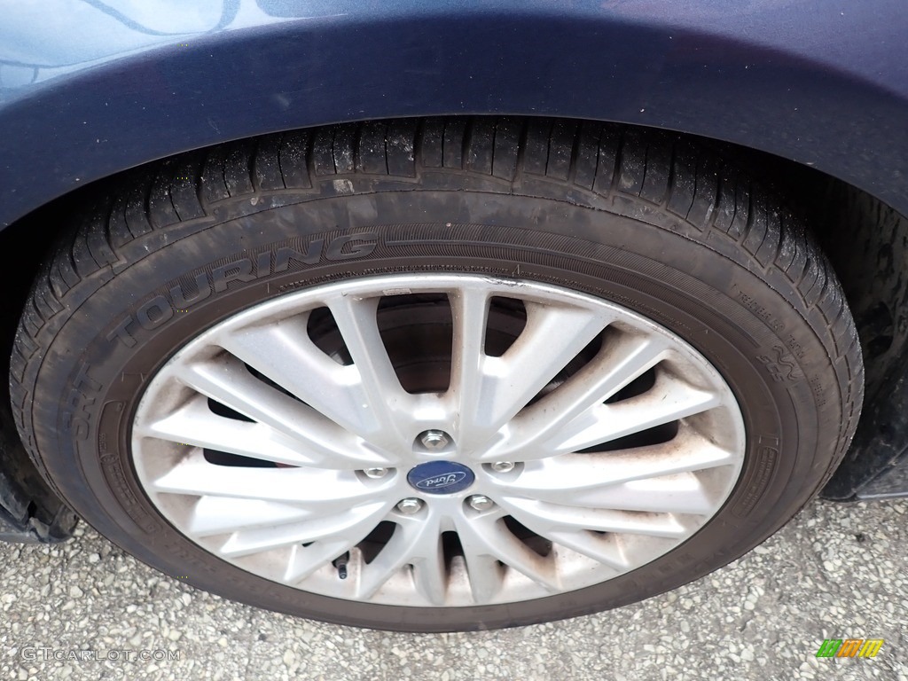 2018 Focus Titanium Sedan - Blue Metallic / Charcoal Black photo #5