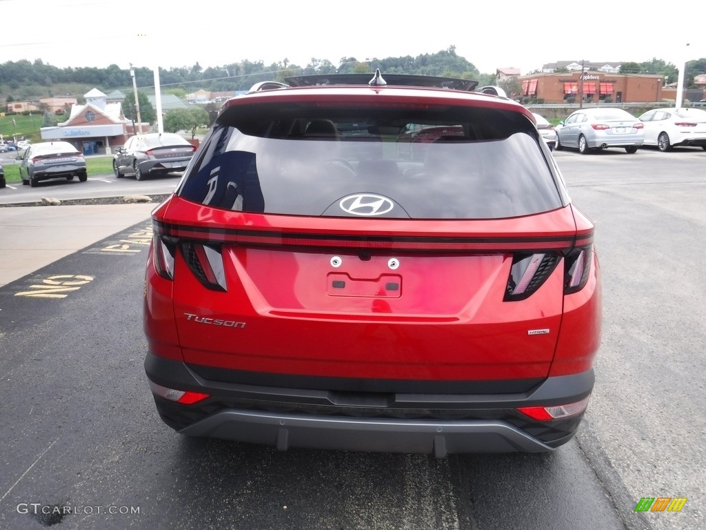 2022 Tucson Limited AWD - Calypso Red / Gray photo #8