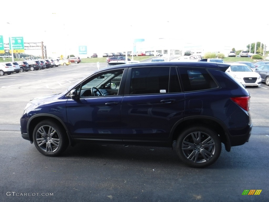 2019 Passport EX-L AWD - Obsidian Blue Pearl / Black photo #6