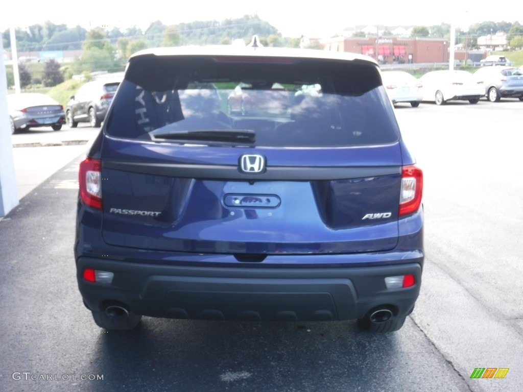 2019 Passport EX-L AWD - Obsidian Blue Pearl / Black photo #8