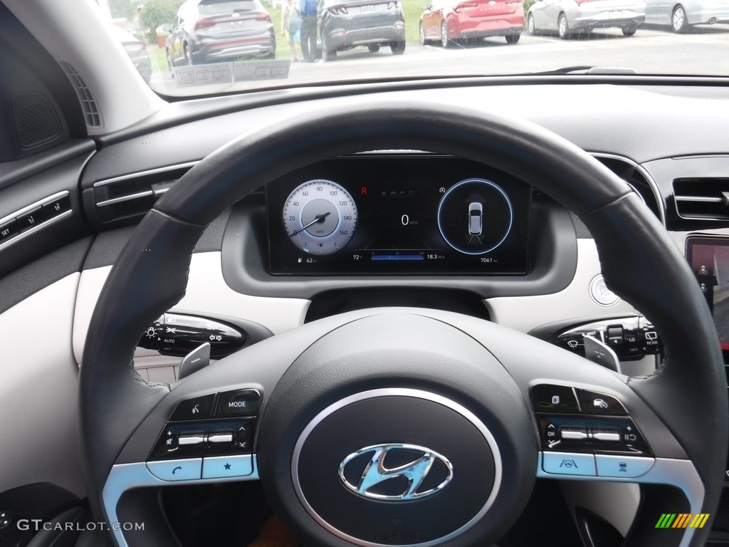 2022 Tucson Limited AWD - Calypso Red / Gray photo #24