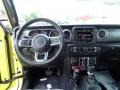 2022 Jeep Wrangler Unlimited Black/Dark Saddle Interior Dashboard Photo