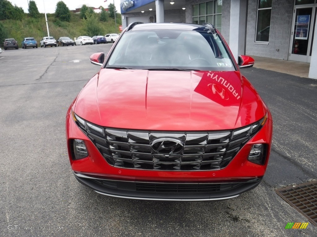 2022 Tucson Limited AWD - Calypso Red / Black photo #5