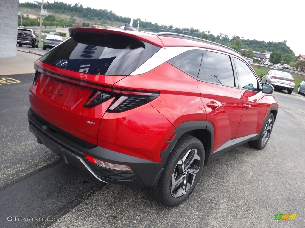 2022 Tucson Limited AWD - Calypso Red / Black photo #10